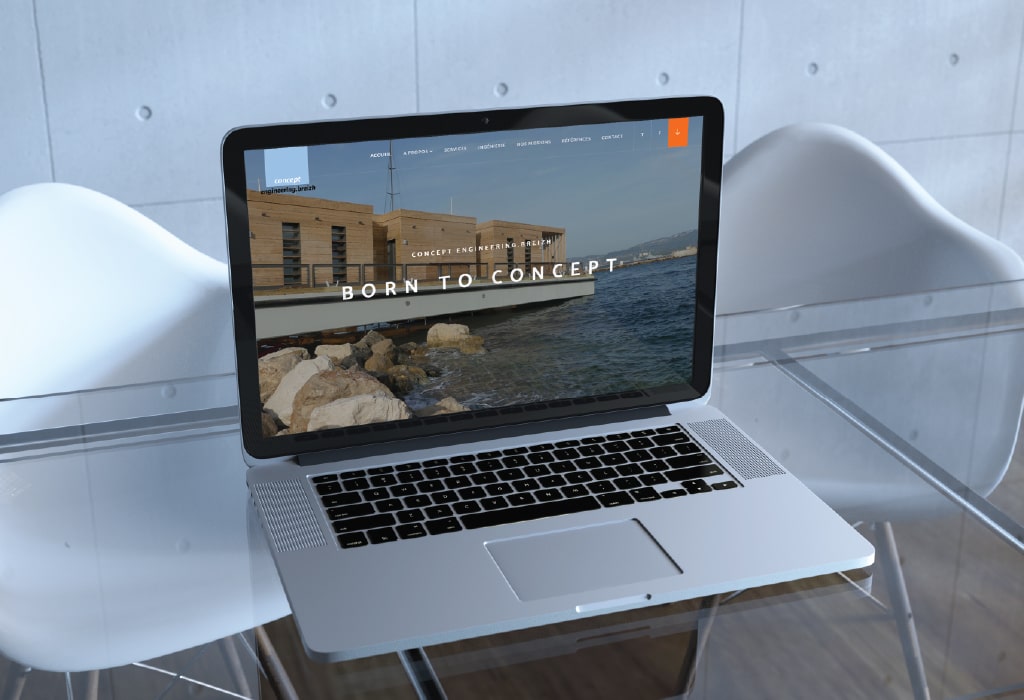Création d&rsquo;un site web pour : Groupe Concept Engineering