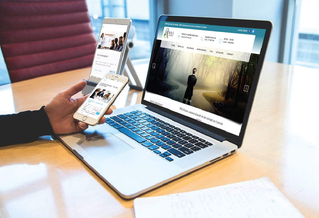 Création d&rsquo;un site web pour : RSE Vision