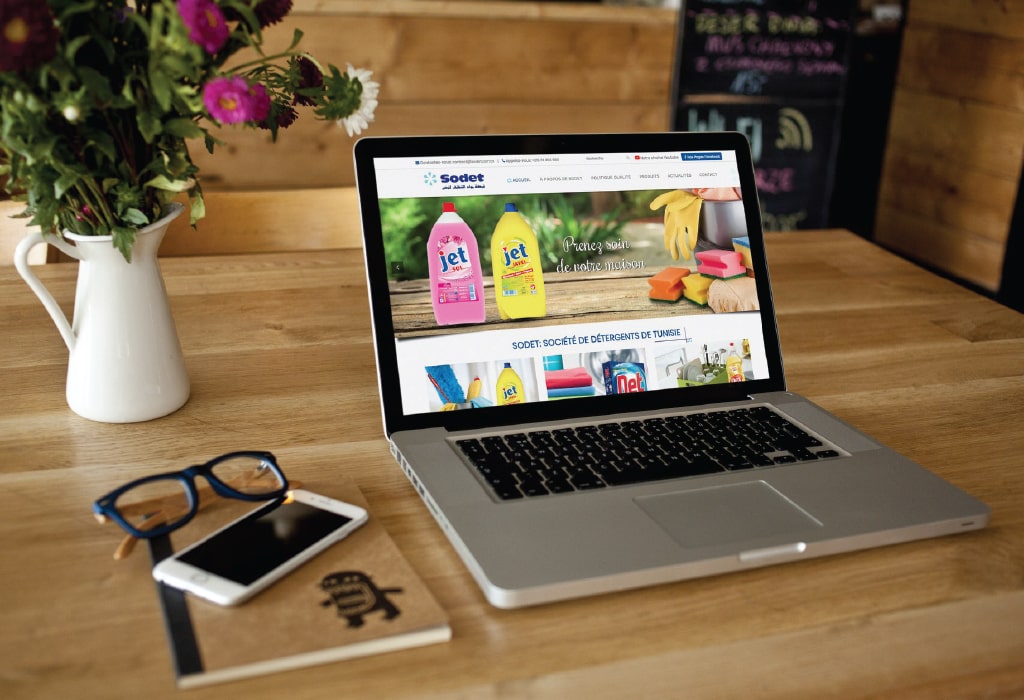 Création d&rsquo;un site web pour : SODET