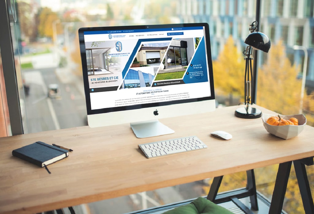 Création d&rsquo;un site web pour : Besbes Aluminium