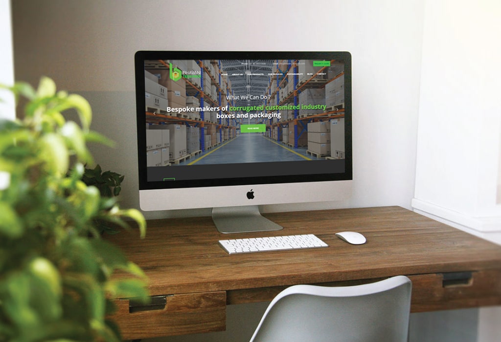 Création d&rsquo;un site web pour : Bhavani Pack