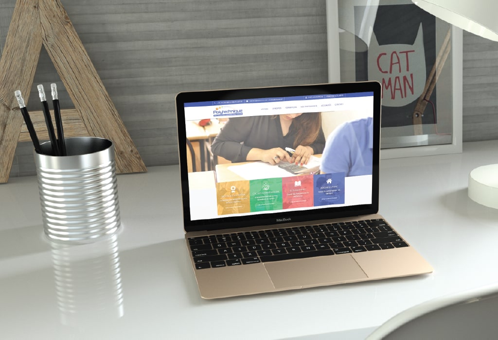 Création d&rsquo;un site web pour :  IPSAS