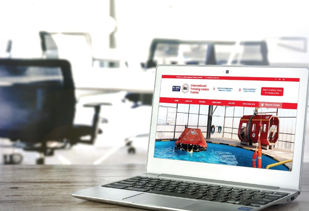 Création d&rsquo;un site web pour : ITC