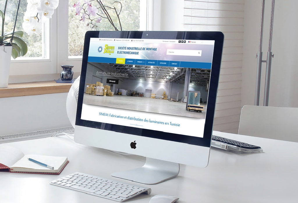 Création d&rsquo;un site web pour : SIMEM
