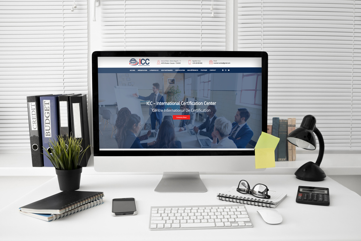 Création site web pour ICC