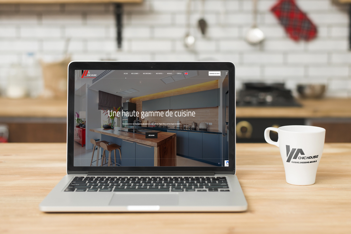 Création site web pour Chic House
