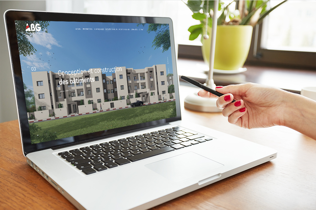 Création site web pour ABG Immobilier