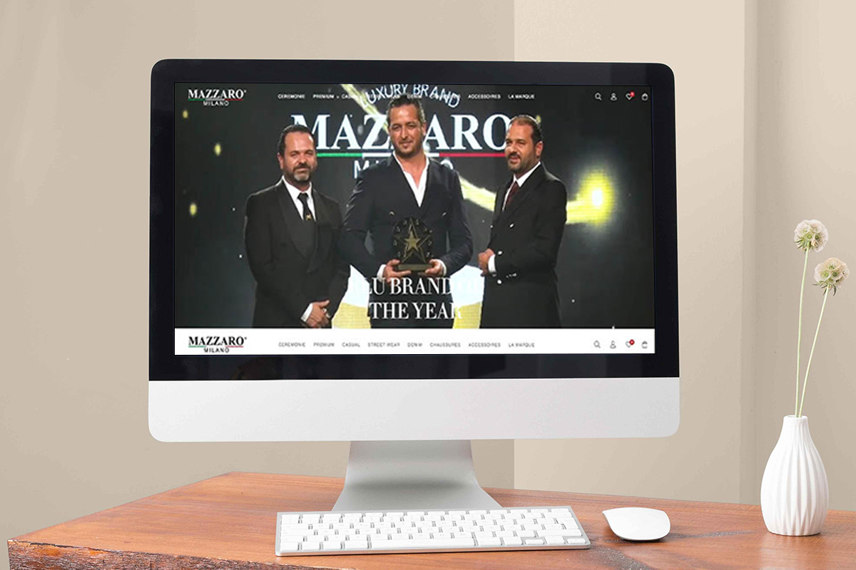 Création site web pour Mazzaro Milano