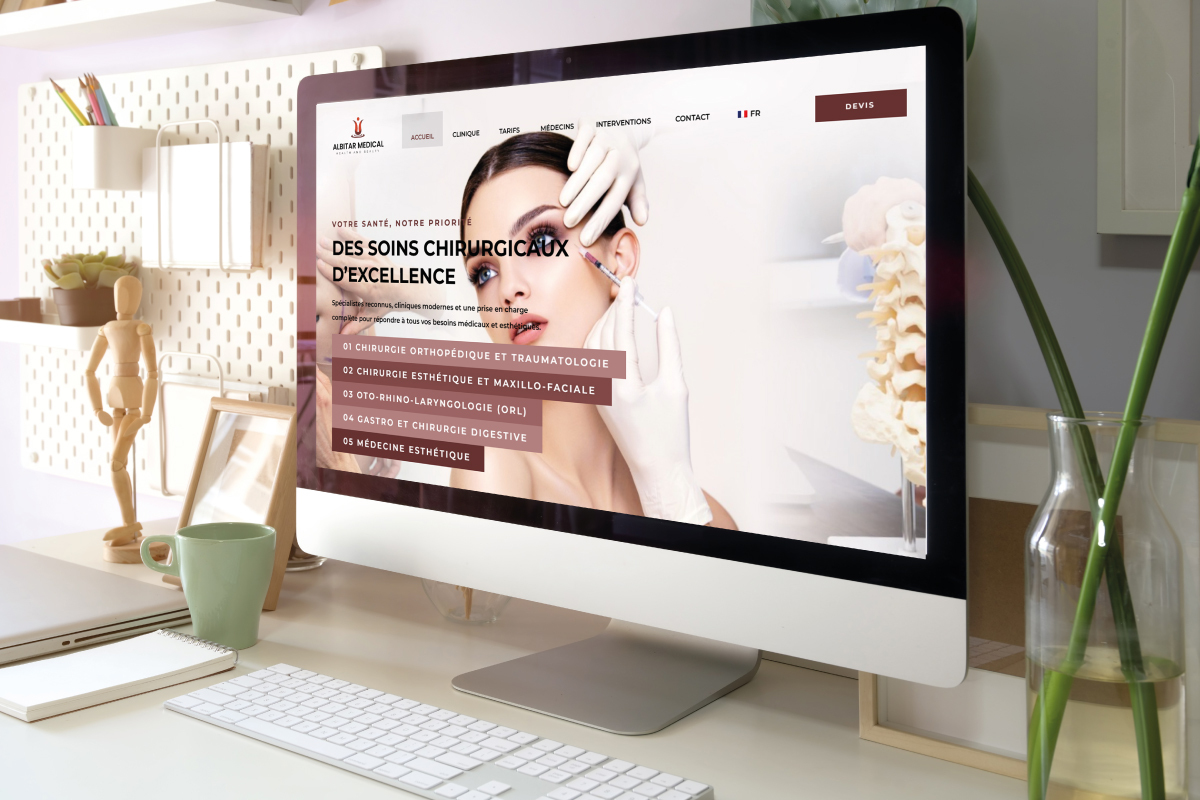 Création site web pour Albitar Medical