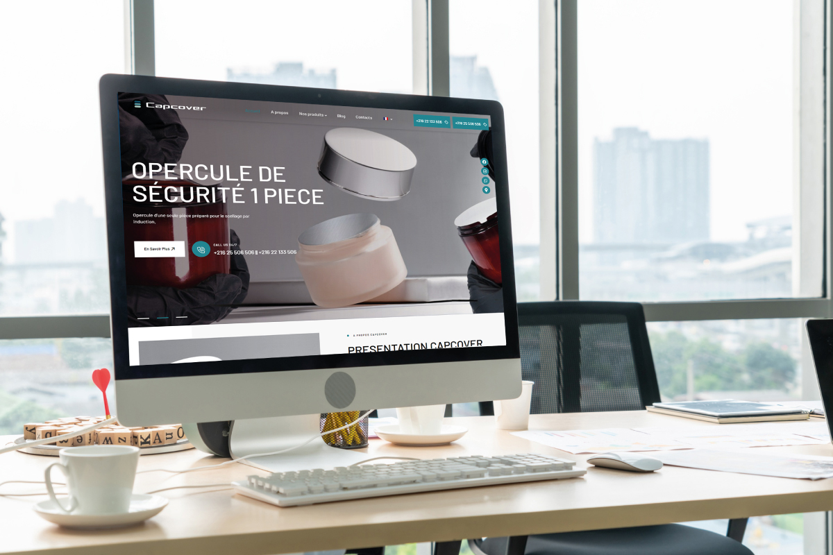 Création site web pour Capcover